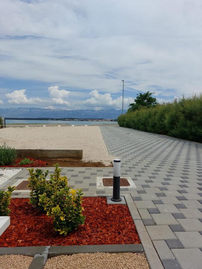Luxury Beachfront Villa Crystal Aenona - By Ta Leut Agency Нин Екстериор снимка